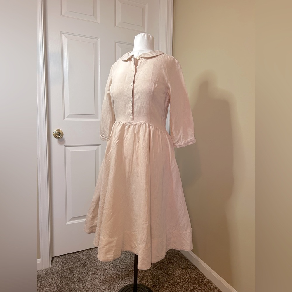 Custom Son De Flor Linen Dress